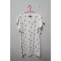 ราคา เดรสสีขาวน่ารัก ลายสับปะรด (7185809812)