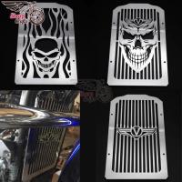ราคา Motorcycle Steel Radiator Cover Bezel Grille Guard Protector For KAWASAKI Vulcan VN900 Classic LT 9 (54206574855)