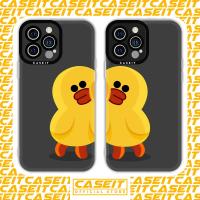 ราคา Caseit เคสไอโฟนขอบเหลี่ยม น่ารัก ความงาม เป็ดเหลือง ปกคู่ 8/8plus/x/xs/11/12/13/14/pro/max/plus/promax (52008750319)