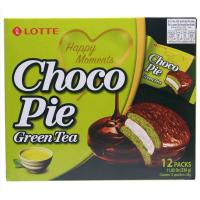 ราคา Lotte Choco​ Pie​ Green​Tea​ ขนมพายรสชาเขียว​เคลือบช็อกโกแลตสอดไส้มาร์ชเมลโลว์​ ขนาด​ 336 กรัม​ (22580130079)