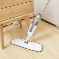 ราคา ไม้ถูพื้นพ่นน้ำ Spray Mop สเปรย์ม็อบ ไม้ถูพื้น ม๊อบดันฝุ่น ไม้ถู หมุนได้ 360 องศา ไม่กินพื้น (18518965236)