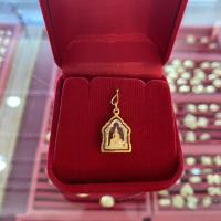 ราคา จี้หลวงพ่อโสธร กรอบทองแท้90% เหมาะกับสร้อยขนาด 1/2-1สลึง ขนาดกว้าง0.5สูง1.3cm (19541427404)