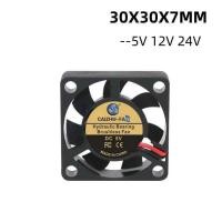 ราคา 3007 30x30x7mm 30mm DC 5V 12V 24V พัดลมระบายความร้อนการ์ดกราฟิกสำหรับเครื่องพิมพ์ 3D 2 สาย (53001203394)