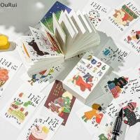ราคา [B&C] Mini 365 Day Calendar 2026 Planner Agenda Organizer น่ารัก Doodles ภาพวาด Daily Planner สําหรับ Home Office School Memo กระดาษ {th} (50457281358)