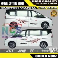 ราคา สติ๊กเกอร์ตัดใหม่ล่าสุด Serena สติ๊กเกอร์ Nissan Serena (53009053739)