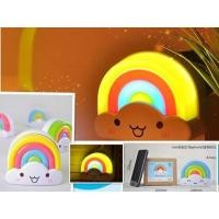 ราคา โคมไฟสายรุ้งและเมฆ หลอด LED ประหยัดไฟ มาพร้อมรีโมทคอนโทรล ส่งฟรี ลทบ (47941587)