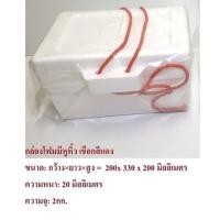 ราคา กล่องโฟมมีหูหิ้ว กล่องโฟมปิคนิค เก็บความเย็น ใส่อาหารและเครื่องดื่ม (4216471200)