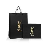 ราคา ถุงกระดาษพร้อมกล่องของขวัญYSL ถุงและกล่องกระดาษแบรนด์เนมysl Bag Gold Logo & Box Gold Logo (22331151263)