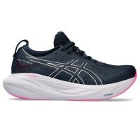 ราคา ASICS : 1012B437.404 GEL-NIMBUS 25 WOMEN RUNNING ผู้หญิง รองเท้าวิ่ง ของแท้ หน้ากว้าง D FRENCH BLUE/LILAC HINT (19393089481)