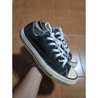 ราคา Converse All Star สีดำ ไซร้ 41.5/26.5 มือสองของแท้ (57156621251)
