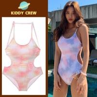 ราคา ชุดว่ายน้ำชายหาดทะเลฤดูร้อน วันพีชมัดย้อมมี 2 สี ชุดว่ายน้ำวันพีชลายมัดย้อม (23436492809)