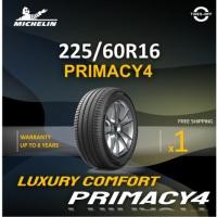 ราคา (ส่งฟรี) Michelin 225/60R16 รุ่น PRIMACY-4 ยางใหม่ ปี2025 (1เส้น) มีรับประกัน แถมจุ๊บลม ยางมิชลิน ขอบ16 : 225 60R16 (26028044995)