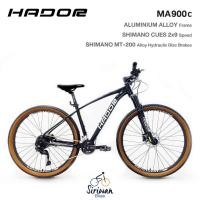 ราคา จักรยานเสือภูเขา Hador MA900C ปี 2024 ล้อ29นิ้ว เฟรมอลูมิเนียมซ่อนสาย Shimano Cues 2x9 สปีด (27289410115)