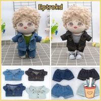 ราคา อีพีโทร 1เซ็ตแฟชั่นแจ็คเก็ตผ้าฝ้าย4สไตล์เสื้อท็อปส์อุปกรณ์เสริมกางเกงยีนส์เสื้อผ้าสูท (51558841741)