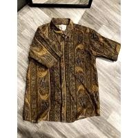 ราคา เสื้อเชิ้ตแขนสั้น ลายลูกน้ำ วินเทจ (18417254629)