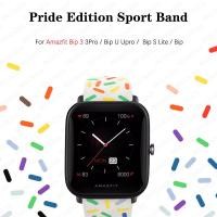 ราคา สายนาฬิกาข้อมือซิลิโคน แบบนิ่ม สําหรับ Amazfit Bip 3 3Pro Bip U Pro Bip S Lite Pop SmartWatch (23070053052)