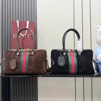 ราคา Gucci 2026 สไตล์ใหม่ Borsetto Series กระเป๋าบอสตันขนาดใหญ่กระเป๋าถือกระเป๋าสะพายไหล่กระเป๋าใต้วงแขนกระเป๋าหญิง 2 สี866734Commuter All-Match (49759489693)
