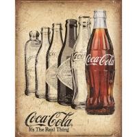 ราคา Fun SIG2252 Coca-Cola ป้ายดีบุกโลหะของจริง โลหะคลาสสิกครีม (48657066018)