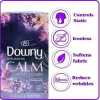 ราคา Downy แผ่นหอมปรับผ้านุ่ม 200 แผ่น/กล่อง กลิ่น Lavender & Vanilla Bean ,ป้องกันไฟฟ้า สถิตย์ (10714506908)