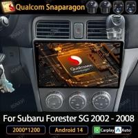 ราคา Android 14 Car Radio For Subaru Forester SG 2002 - 2008 Multimedia Stereo Video Player NAVI GPS Car (55306779054)