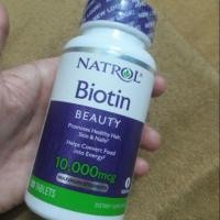 ราคา Natrol Biotin 10,000mg. Beauty Hair, Nail, Skins Vegetarian Supplement วิตามิน อาหารเสริม บำรุงผม ผิว เล็บ มังสวิรัติ (1701797890)