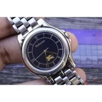 ราคา นาฬิกา Vintage มือสองญี่ปุ่น Burberrys Longdon 5530 Black Dial ผู้ชาย ระบบ Quartz ทรงกลม 33mm ใช้งานได้ปกติ (29868149582)