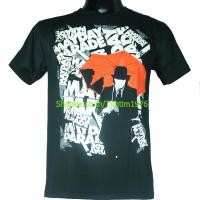 ราคา เสื้อวง Mayday Parade ลาย คนถือร่มแดง กราฟิกคอลลาจ เสื้อร็อค Graphic สีดำ MDP1433 (368017518)