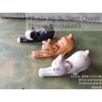 ราคา ที่วางตะเกียบ ตุ๊กตาแมวเซรามิคกระดกก้น มี 3 สี 3ตัว แมว ขนาด 7 x 3.5 cm สินค้ามือสองจากตู้ญี่ปุ่น (28861169581)