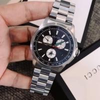 ราคา GUCCI Chronograph Black Dial Men's Watch (2406976244)