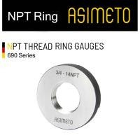 ราคา Asimeto สกรูริงเกจวัดเกลียวท่อ NPT (National Pipe Thread Taper) Thread ring gauge (28629663885)