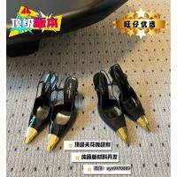 ราคา รองเท้าส้นสูง YSL สไตล์สแควร์ทอย ลายบั๊กเกิ้ลสีทอง สำหรับผู้หญิง (45008424265)