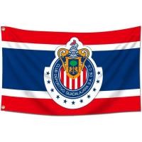 ราคา Eksent Flag Banner Gudalajara 3x5 ฟุต Mexico Futball Soccer สําหรับแฟนๆ Chivas (พิมพ์ดูเพล็กซ์,Bright & Vibrant 150D โพลีเอสเตอร์, การออกแบบ Brass grommet (53959243856)