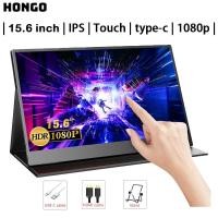 ราคา Hongo จอแสดงผลแบบพกพา 15.6 นิ้วแล็ปท็อปหน้าจอสัมผัส Full HD IX 1920 x 1080SH IPS USB Type-C จอแสดงผล HDMI (29523712037)