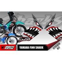 ราคา สติ๊กเกอร์ YAMAHA Finn ลาย ฉลาม SHARK V.2 (14348082381)