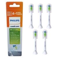 ราคา Philips HX6065 Sonicare W2 Optimal White Standard Toothbrush Heads (Pack of 5, White) (21182499390)