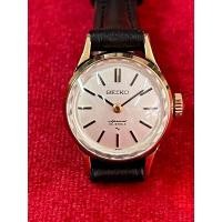 ราคา SEIKO,23Jewels,ระบบไขลานตัวเรือนทองGOLDFilledเลดี้,ขนาดตัวเรือน19มม,หนา8.5มม,ปลายขาบนถึงขาล่าง25มม,นาฬิกามือสองของแท้ (15134878278)
