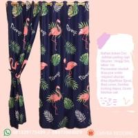 ราคา ผ้าม่าน FLAMINGO FANCY 2X1 เมตร สําหรับตกแต่งหน้าต่าง (2952377874)