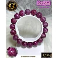ราคา ทับทิม (Ruby) กำไลหินมงคล หินแท้ พรีเมียม (17044529566)