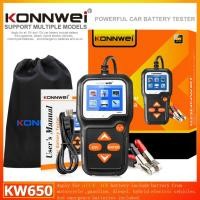 ราคา เครื่องวัด CCA แบตเตอรี่ KONNWEI KW650 12V 6V สำหรับมืออาชีพ ตรวจสอบได (20993529744)