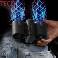 ราคา TECH พัดลมเอวเทอร์โบ, พัดลมสองหัวกําลังสูงเกรดอุตสาหกรรม, พัดลมหมุนเวียนลมสูง Heavy Duty High Airflow พัดลมระบายความร้อนแบบชาร์จไฟได้กิจกรรมกลางแจ้ง (49157904610)