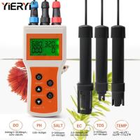 ราคา RCYAGO Smart Dissolved Oxygen Meter Digital pH Meter 6 in1 DO/pH/TDS/EC/SALT/TEMP Meter for Aquarium (26989353442)