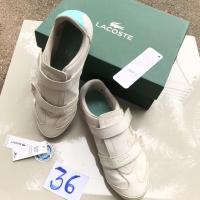 ราคา รองเท้าสีขาว36 Lacoste แท้ สภาพ90% (6053202342)