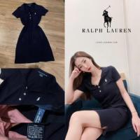 ราคา เดรสโปโล Authentic Ralph Lauren polo dress-Navy blue ของแท้ เดรสทำงาน (25857039355)