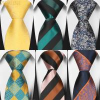 ราคา 8 ซม.Mens Ties ธุรกิจดอกไม้ตารางเนคไทงานแต่งงานสีฟ้าสีดําสีแดงเนคไทลาย Neckwear (46959416178)