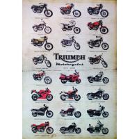 ราคา โปสเตอร์ Triumph Motorcycles รถจักรยานยนต์ มอเตอร์ไซค์ โปสเตอร์ติดผนัง โปสเตอร์สวยๆ ภาพติดผนังสวยๆ poster ส่งEMSด่วนคะ (11503339916)