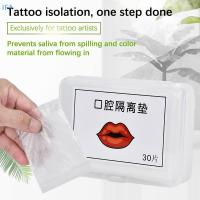 ราคา IFA 30 ชิ้น Microding Tattooed Lip Oral Isolation Pad Tattoo Lip ทิ้งแผ่นป้องกันฟิล์มแต่งหน้าถาวร Tattoo อุปกรณ์เสริมดี (46007494483)
