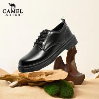 ราคา 【CAMEL Asian】รองเท้าหนังผูกเชือก สำหรับผู้ชาย สีดำสไตล์วินเทจ (26914872726)