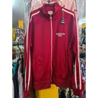 ราคา เสื้อแจ๊คเก็ตผ้าวอร์มวินเทจ Champion สีแดงแถบขาว..ไซส์ XL (24563240867)