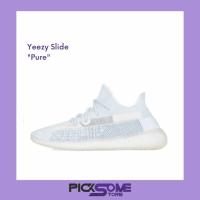 ราคา adidas originals yeez boost 350 v2 cloud white Ice blue style Running shoes Authentic 100% (20089686924)
