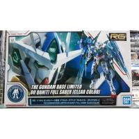 ราคา *** Limited GBT *** RG 1/144 Gundam OO QanT Full Saber Clear color ( The Gundam Base Limited ) (1765940157)